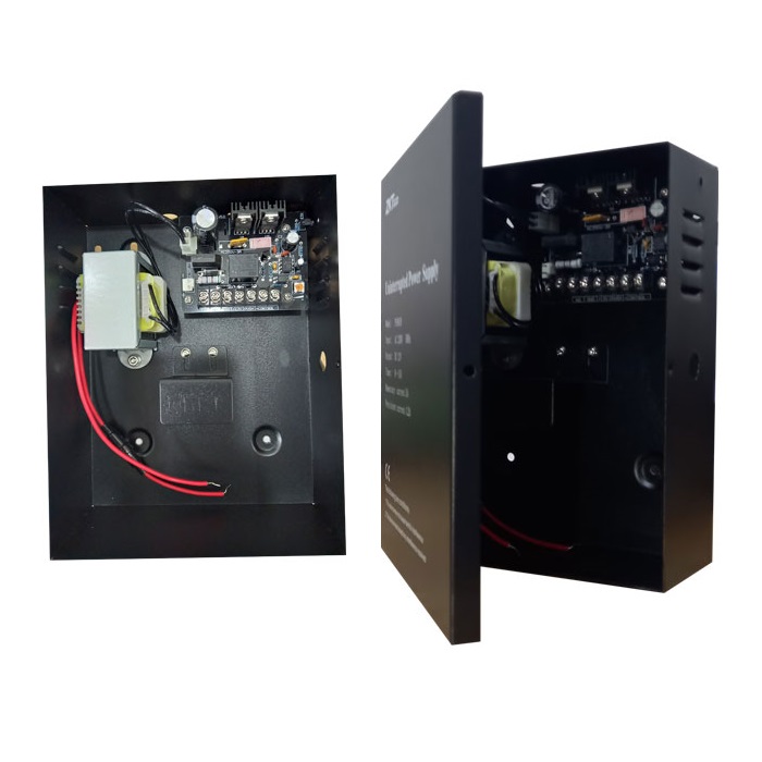 bộ lưu điện kiêm nắn dòng (adapter) cấp nguồn cho hệ thống cửa kiểm soát ra vào